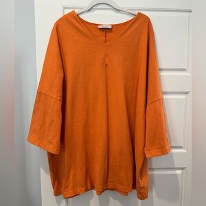 Bryn Walker XL Orange Cotton Tunic